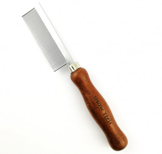 Kamm mit Holzgriff - 18 cm fein von Show Tech
