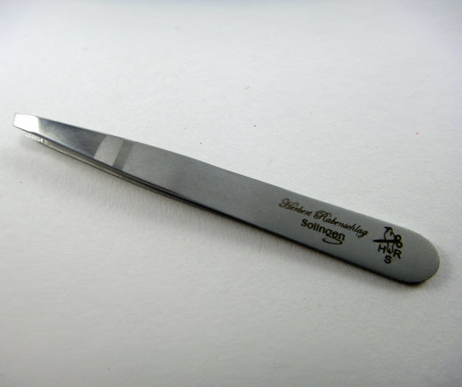 Zupfpinzette - 9,5 cm - Rostfrei Edelstahl - Augenbrauenpinzette