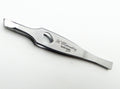 Zupfpinzette  - 8 cm - mit gestanzter Herzform - Augenbrauenpinzette - Haarpinzette - Rostfreier Solinger Edelstahl
