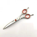 Stark gebogene Hundeschere - RAVEN Red Line - 7 Zoll (ca. 18 cm)