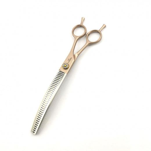 Modellierschere stark gebogen 6,5 Zoll (ca. 16,5 cm)-  dr Raven (Teflonbeschichtete Griffe)