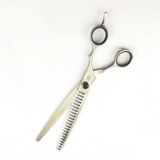 Modelierschere Raven Speed Cut 7,5 Zoll und 22 Zähne - Ergonomisch - Rostfrei