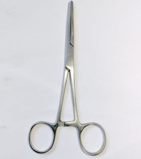 Zupfklemme - Ohrhaarklemme - 14 cm Edelstahl - gerade