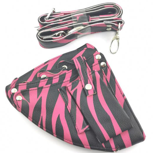 Scherentasche mit Gurt in zwei Farben - Kunstleder